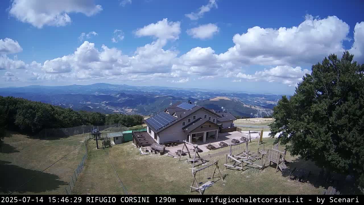 Monte Nerone Mount Panaromic Live Cam - Pesaro & Urbino, Marche, Italy