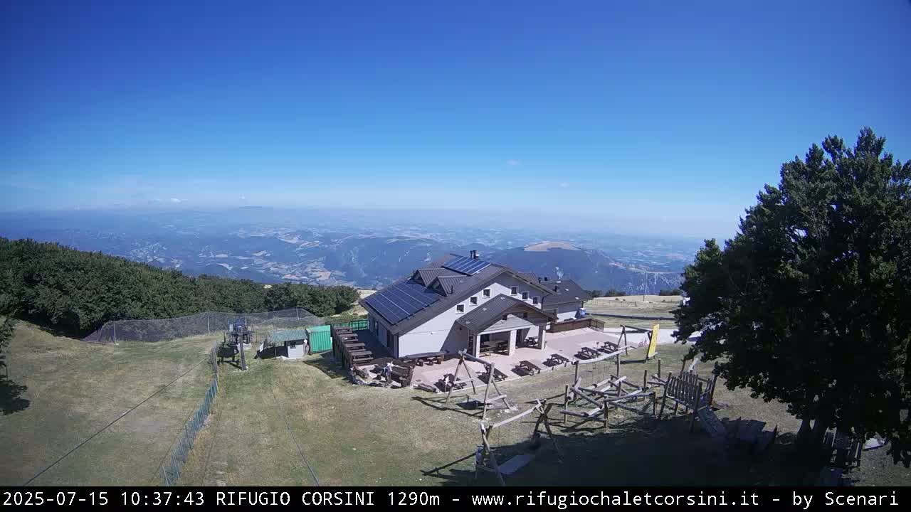 Monte Nerone Mount Panaromic Live Cam - Pesaro & Urbino, Marche, Italy