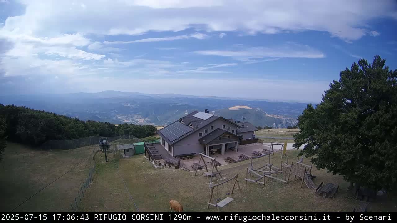 Monte Nerone Mount Panaromic Live Cam - Pesaro & Urbino, Marche, Italy