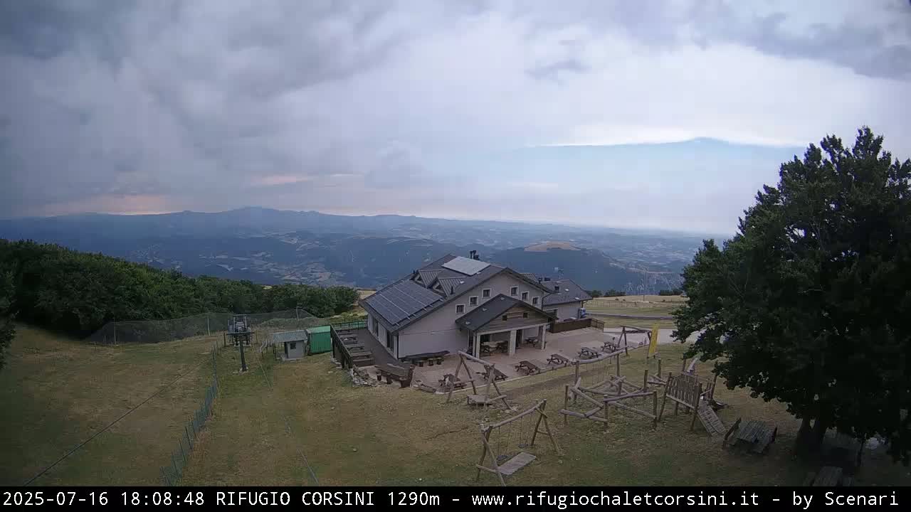 Monte Nerone Mount Panaromic Live Cam - Pesaro & Urbino, Marche, Italy