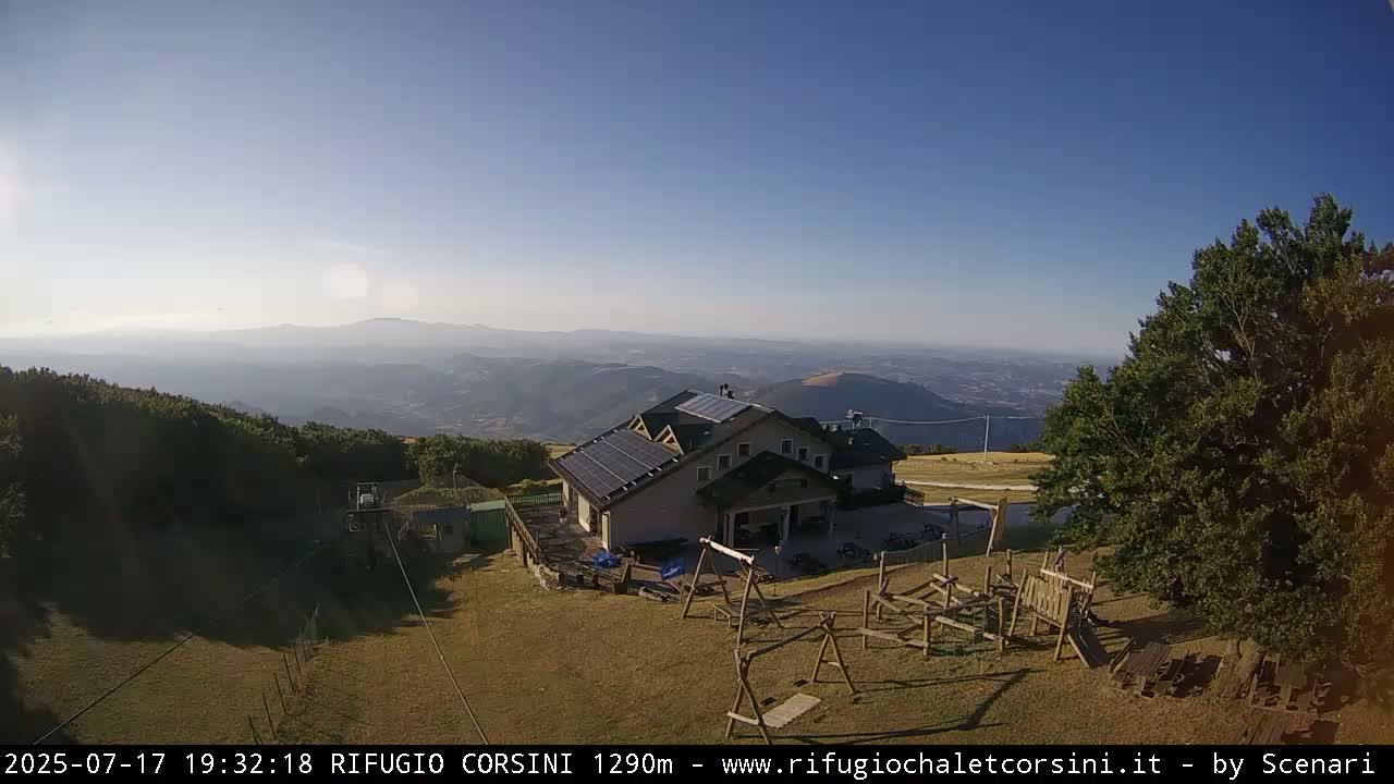 Monte Nerone Mount Panaromic Live Cam - Pesaro & Urbino, Marche, Italy