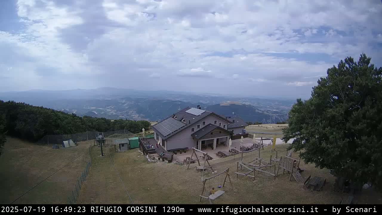 Monte Nerone Mount Panaromic Live Cam - Pesaro & Urbino, Marche, Italy