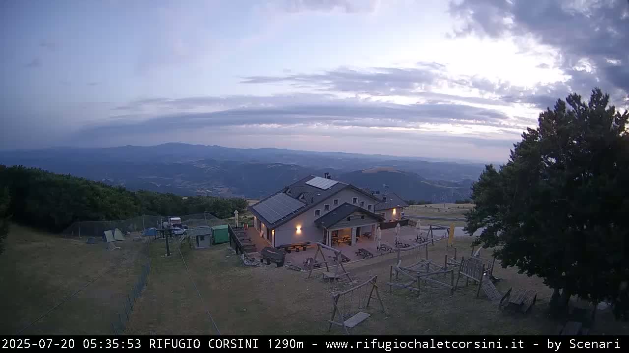Monte Nerone Mount Panaromic Live Cam - Pesaro & Urbino, Marche, Italy