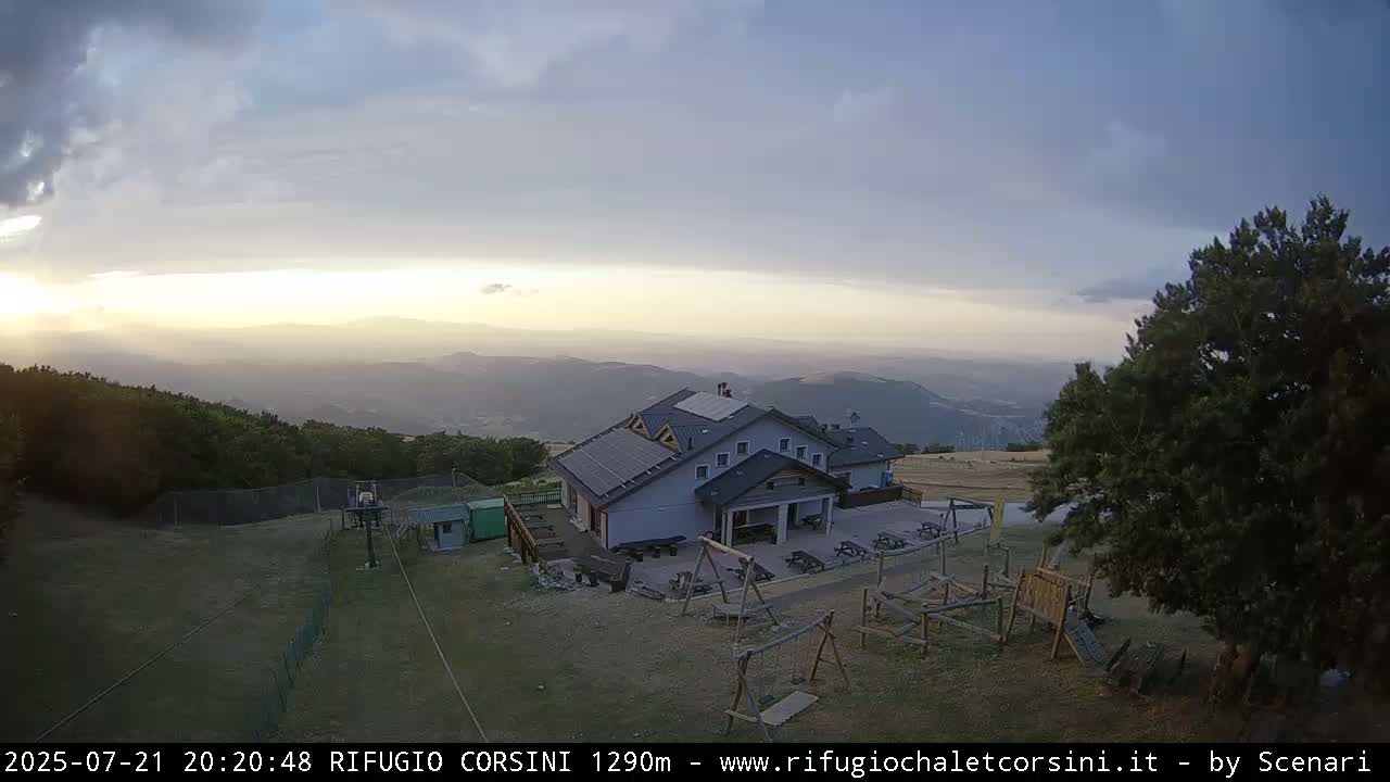 Monte Nerone Mount Panaromic Live Cam - Pesaro & Urbino, Marche, Italy