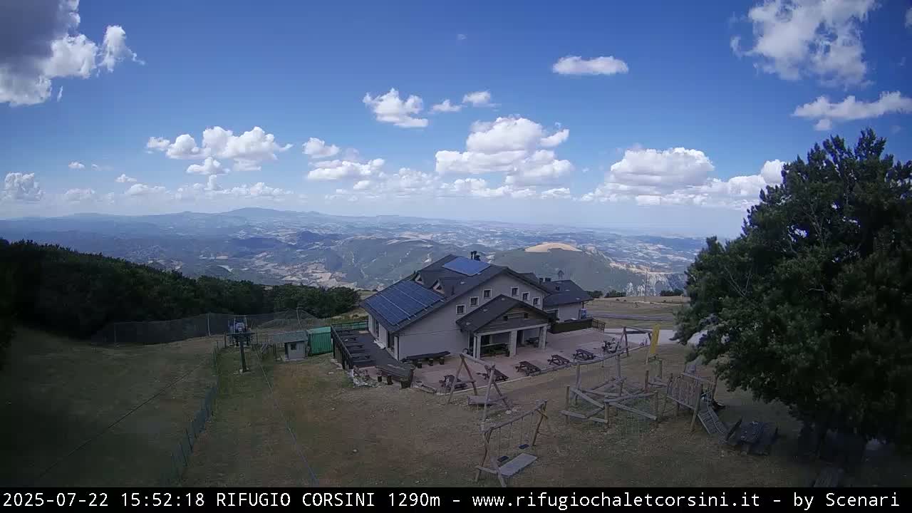 Monte Nerone Mount Panaromic Live Cam - Pesaro & Urbino, Marche, Italy