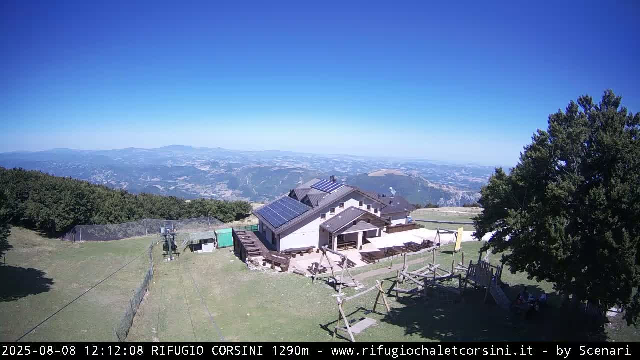 Monte Nerone Mount Panaromic Live Cam - Pesaro & Urbino, Marche, Italy
