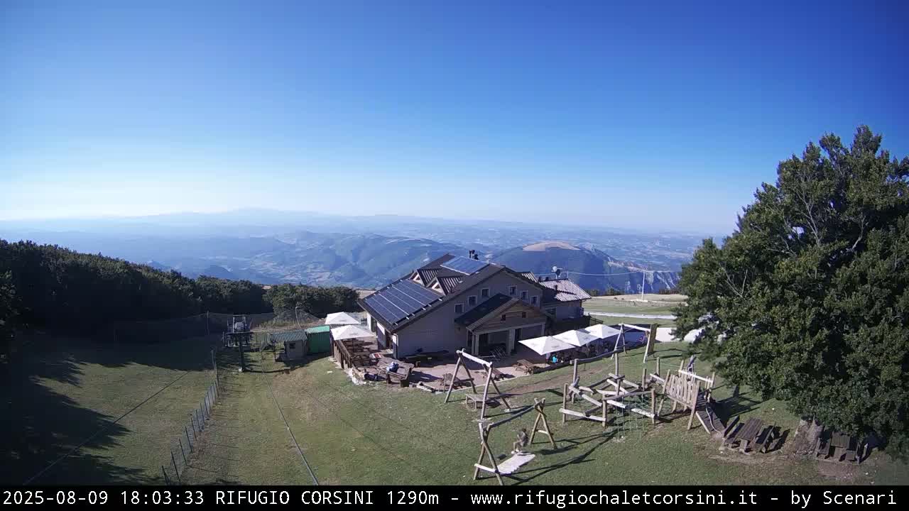 Monte Nerone Mount Panaromic Live Cam - Pesaro & Urbino, Marche, Italy