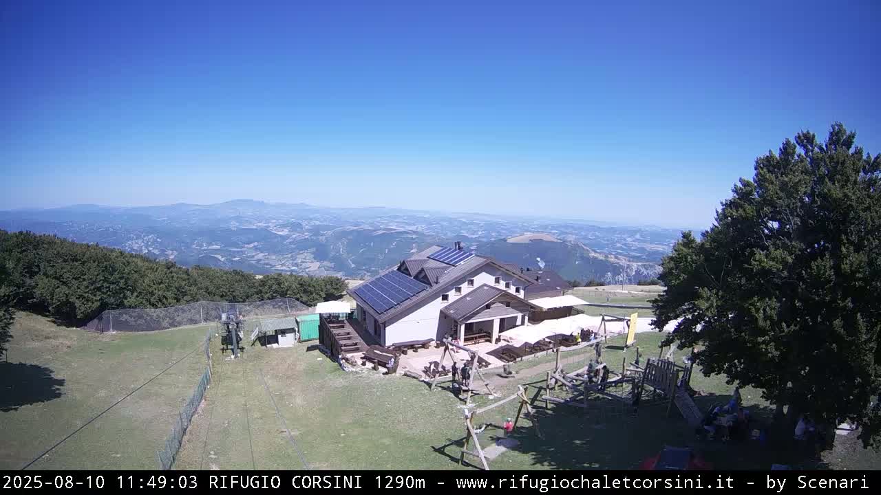 Monte Nerone Mount Panaromic Live Cam - Pesaro & Urbino, Marche, Italy