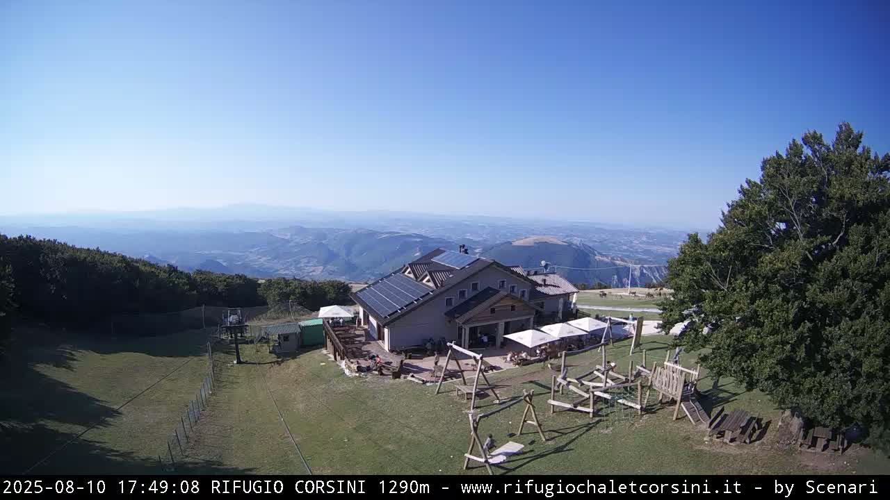 Monte Nerone Mount Panaromic Live Cam - Pesaro & Urbino, Marche, Italy