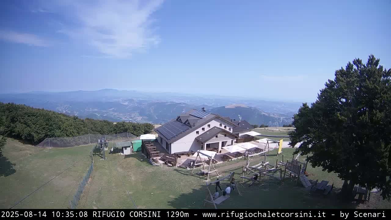 Monte Nerone Mount Panaromic Live Cam - Pesaro & Urbino, Marche, Italy