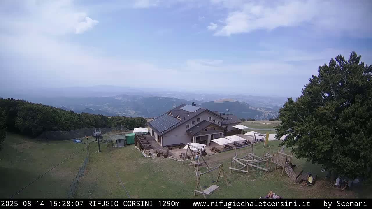 Monte Nerone Mount Panaromic Live Cam - Pesaro & Urbino, Marche, Italy