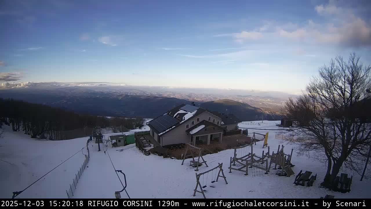 Monte Nerone Mount Panaromic Live Cam - Pesaro & Urbino, Marche, Italy
