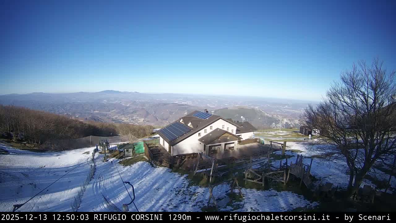 Monte Nerone Mount Panaromic Live Cam - Pesaro & Urbino, Marche, Italy