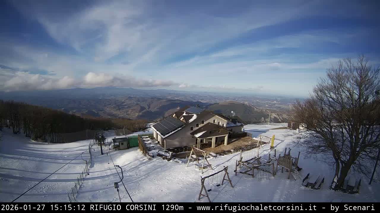 Monte Nerone Mount Panaromic Live Cam - Pesaro & Urbino, Marche, Italy