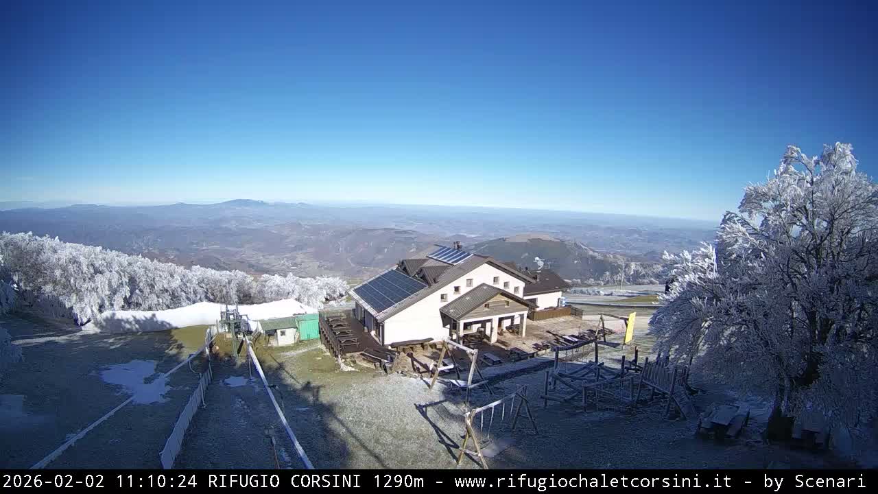 Monte Nerone Mount Panaromic Live Cam - Pesaro & Urbino, Marche, Italy
