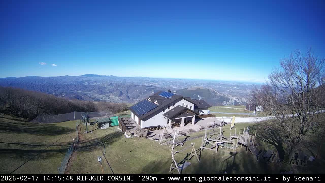 Monte Nerone Mount Panaromic Live Cam - Pesaro & Urbino, Marche, Italy