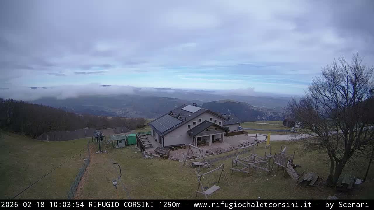 Monte Nerone Mount Panaromic Live Cam - Pesaro & Urbino, Marche, Italy