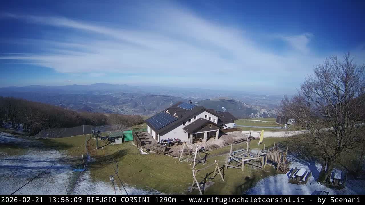 Monte Nerone Mount Panaromic Live Cam - Pesaro & Urbino, Marche, Italy