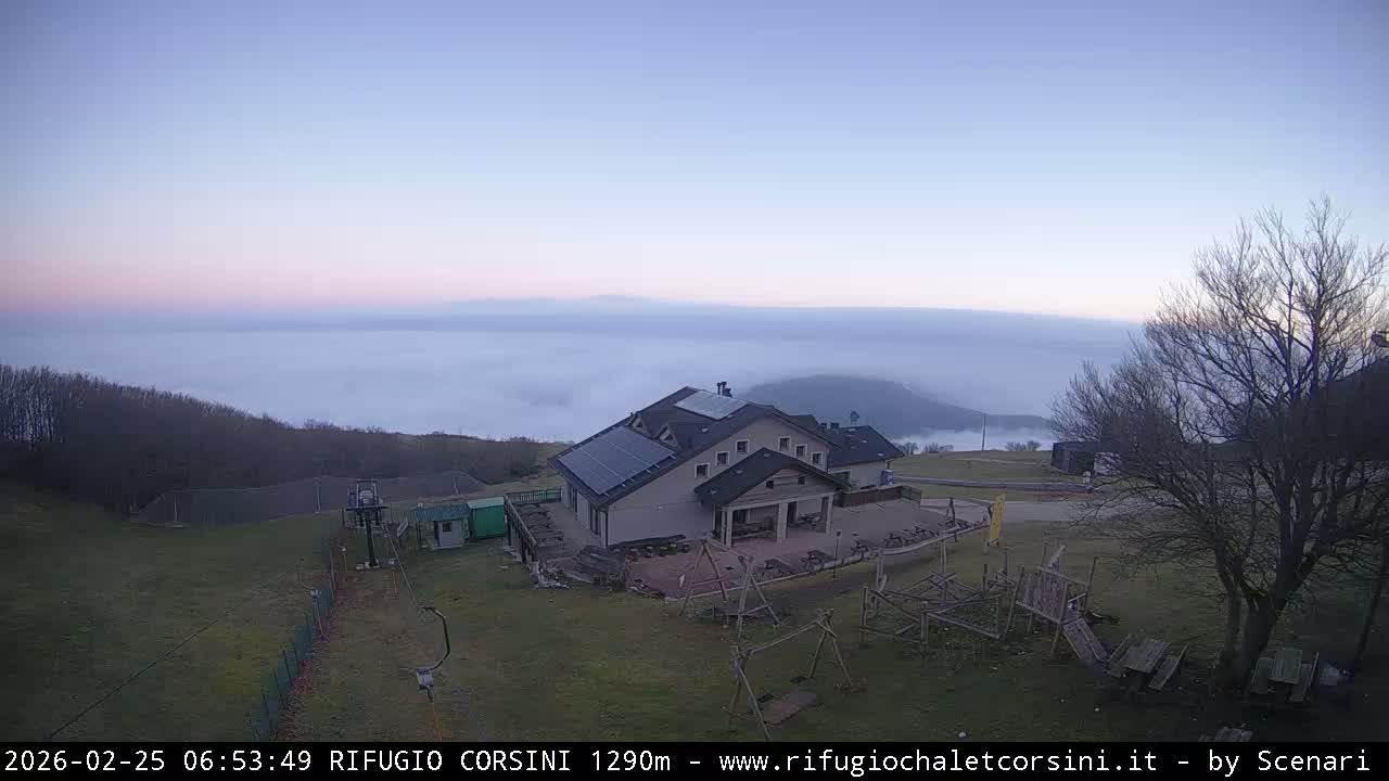 Monte Nerone Mount Panaromic Live Cam - Pesaro & Urbino, Marche, Italy