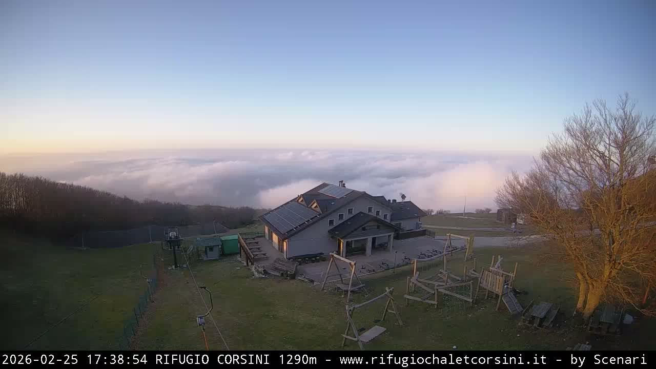 Monte Nerone Mount Panaromic Live Cam - Pesaro & Urbino, Marche, Italy