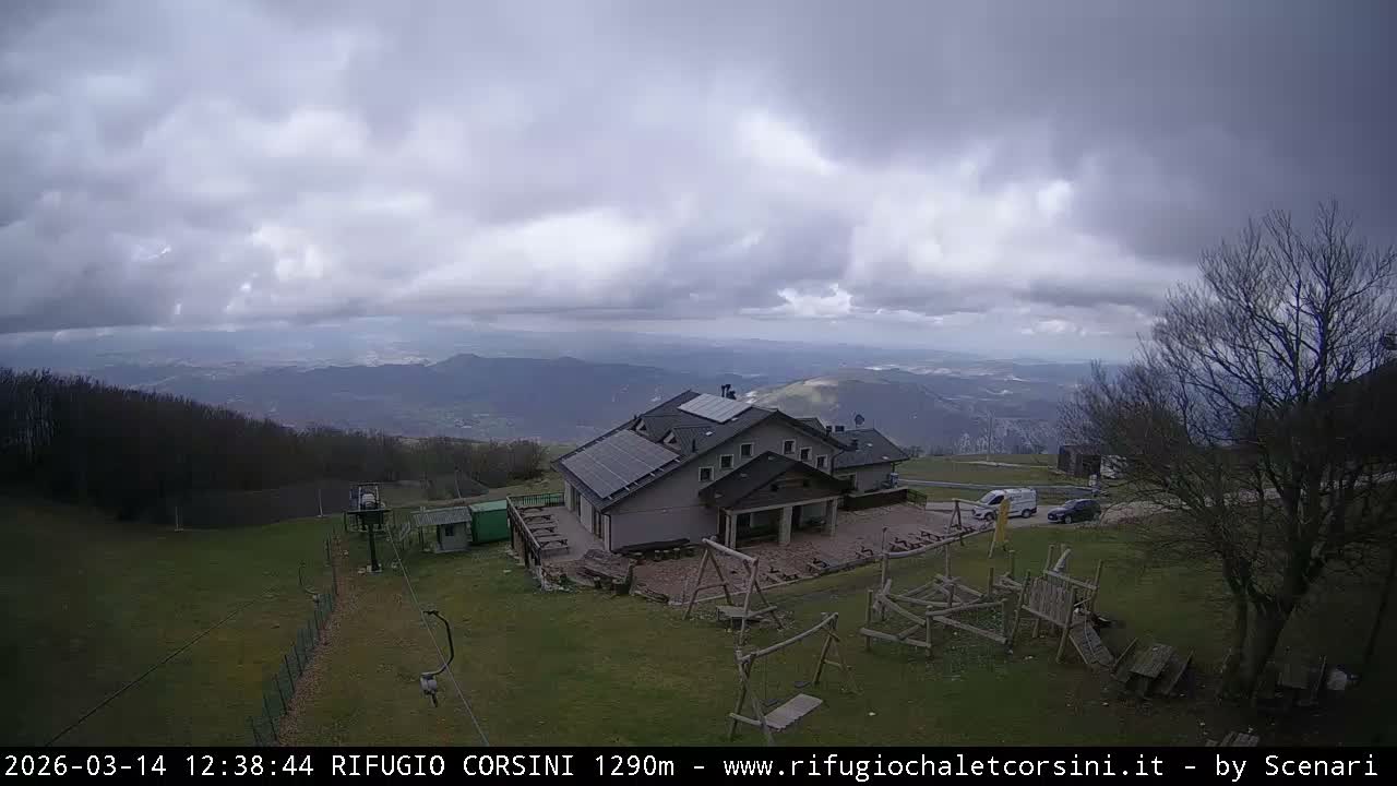 Monte Nerone Mount Panaromic Live Cam - Pesaro & Urbino, Marche, Italy