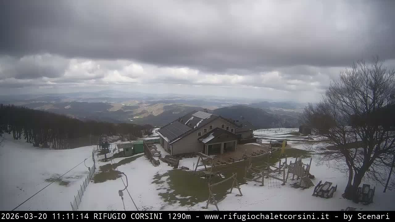 Monte Nerone Mount Panaromic Live Cam - Pesaro & Urbino, Marche, Italy