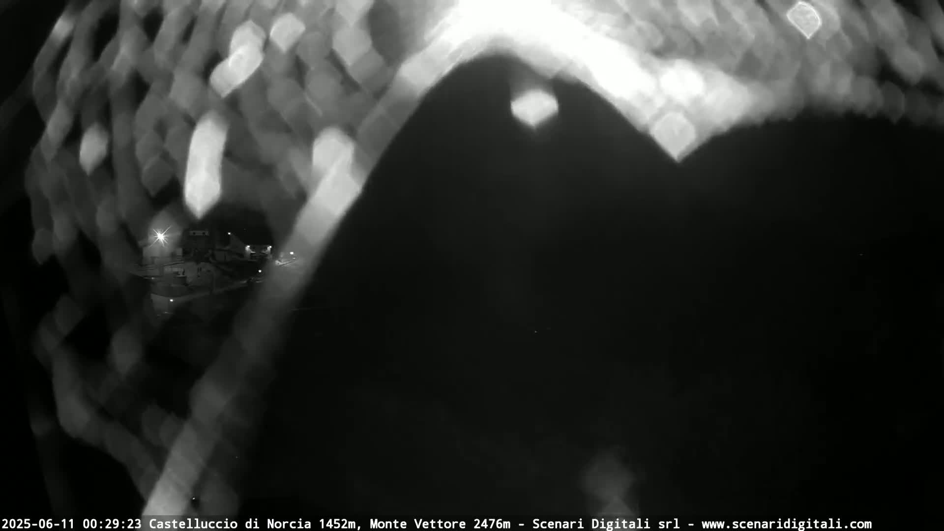 Castelluccio City di Norcia & Monte Vettoretto Mount Panaromic Live Cam - Perugia, Umbria, Italy