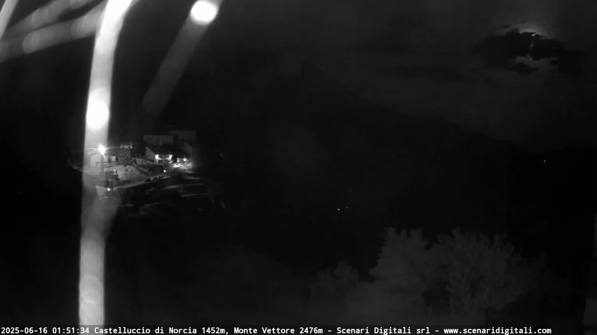 Castelluccio City di Norcia & Monte Vettoretto Mount Panaromic Live Cam - Perugia, Umbria, Italy