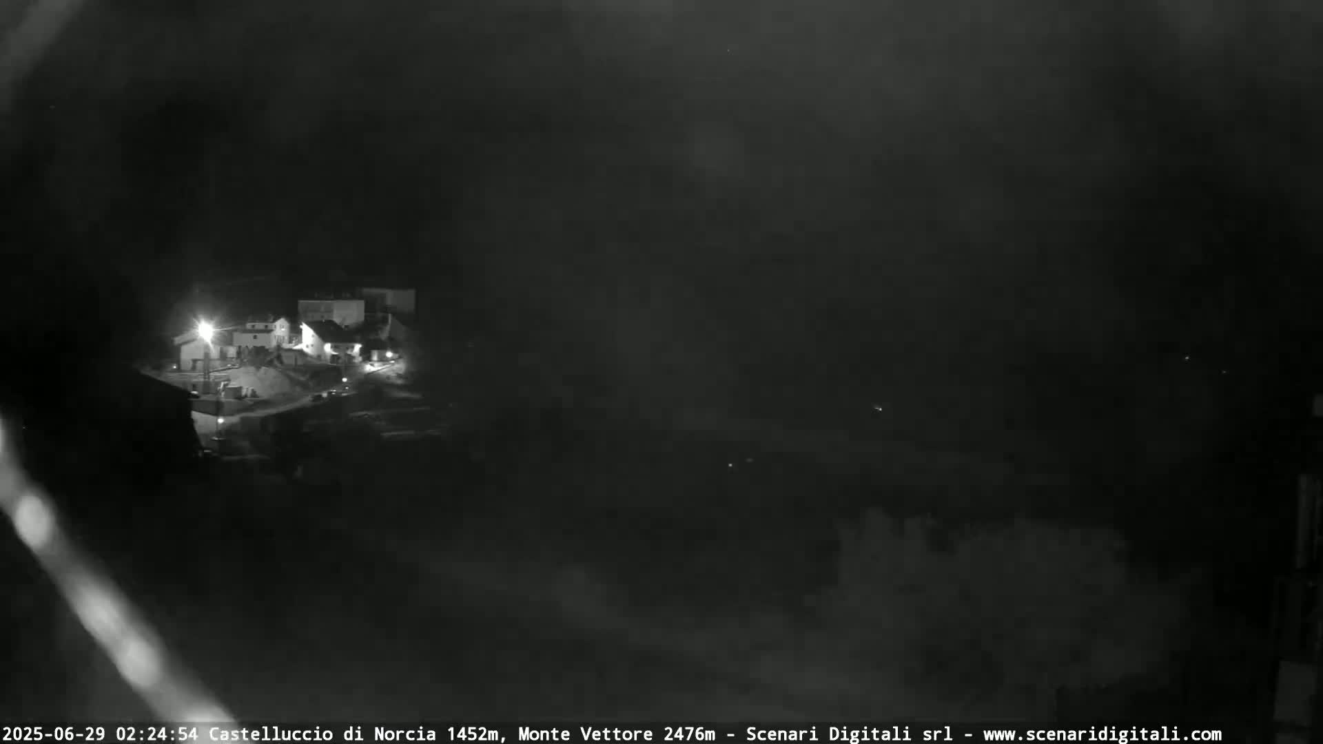 Castelluccio City di Norcia & Monte Vettoretto Mount Panaromic Live Cam - Perugia, Umbria, Italy
