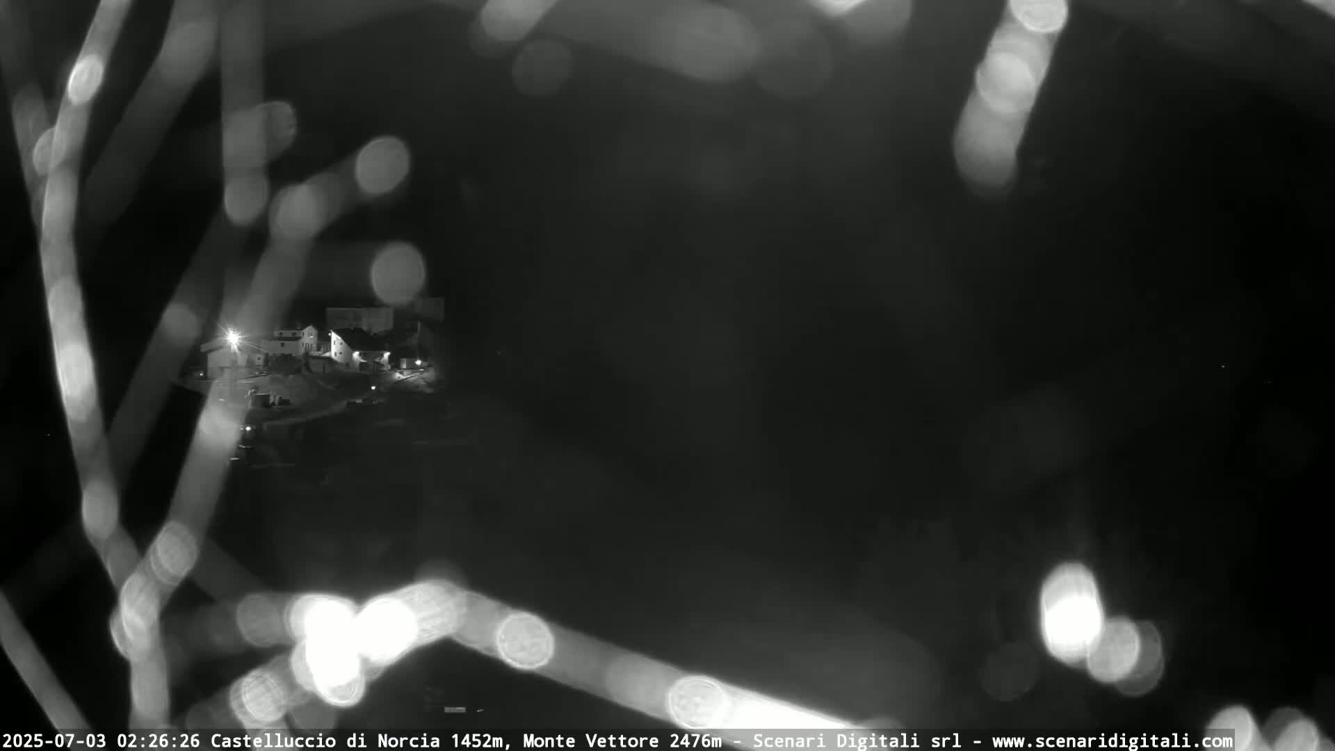 Castelluccio City di Norcia & Monte Vettoretto Mount Panaromic Live Cam - Perugia, Umbria, Italy