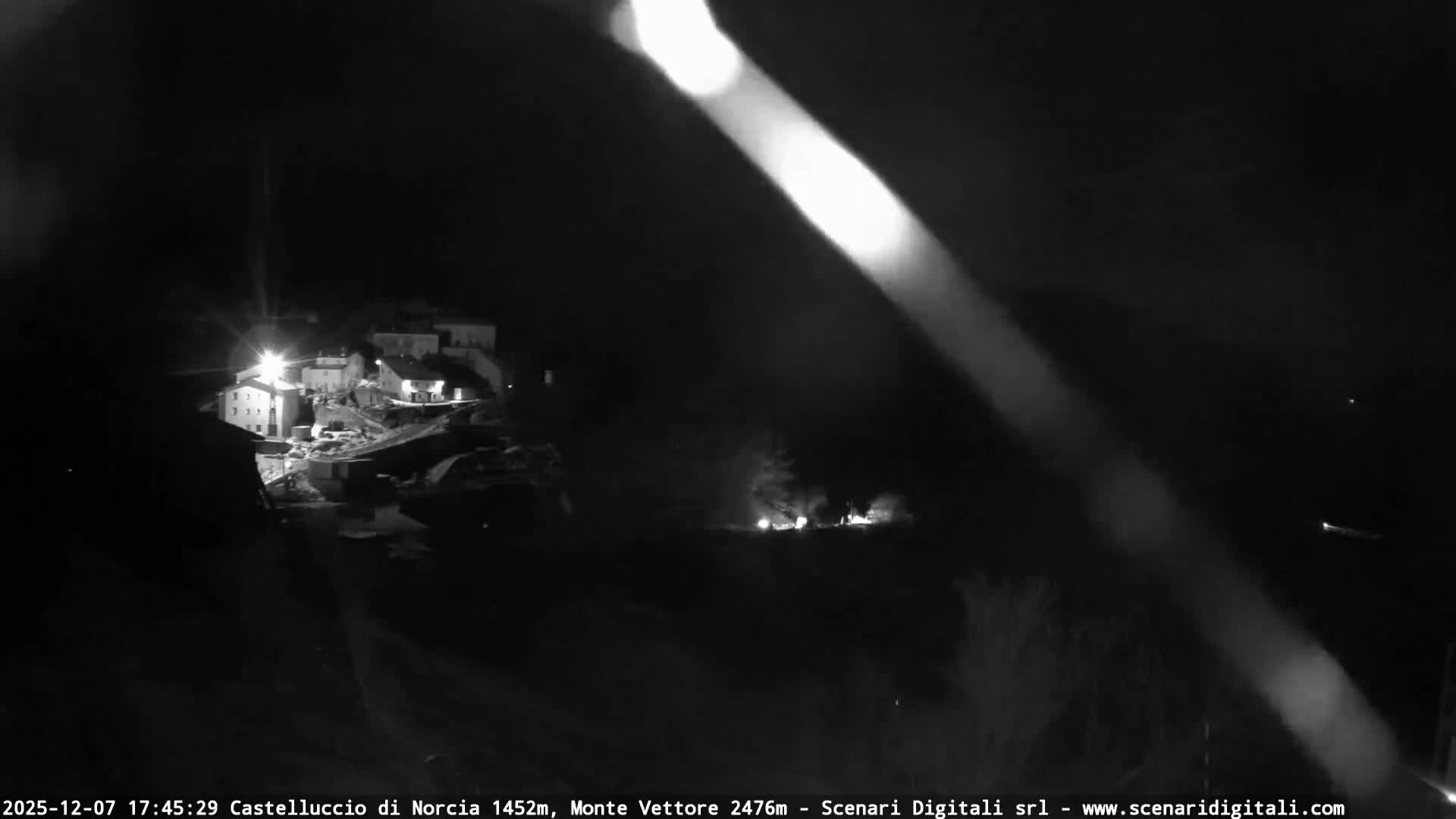 Castelluccio City di Norcia & Monte Vettoretto Mount Panaromic Live Cam - Perugia, Umbria, Italy