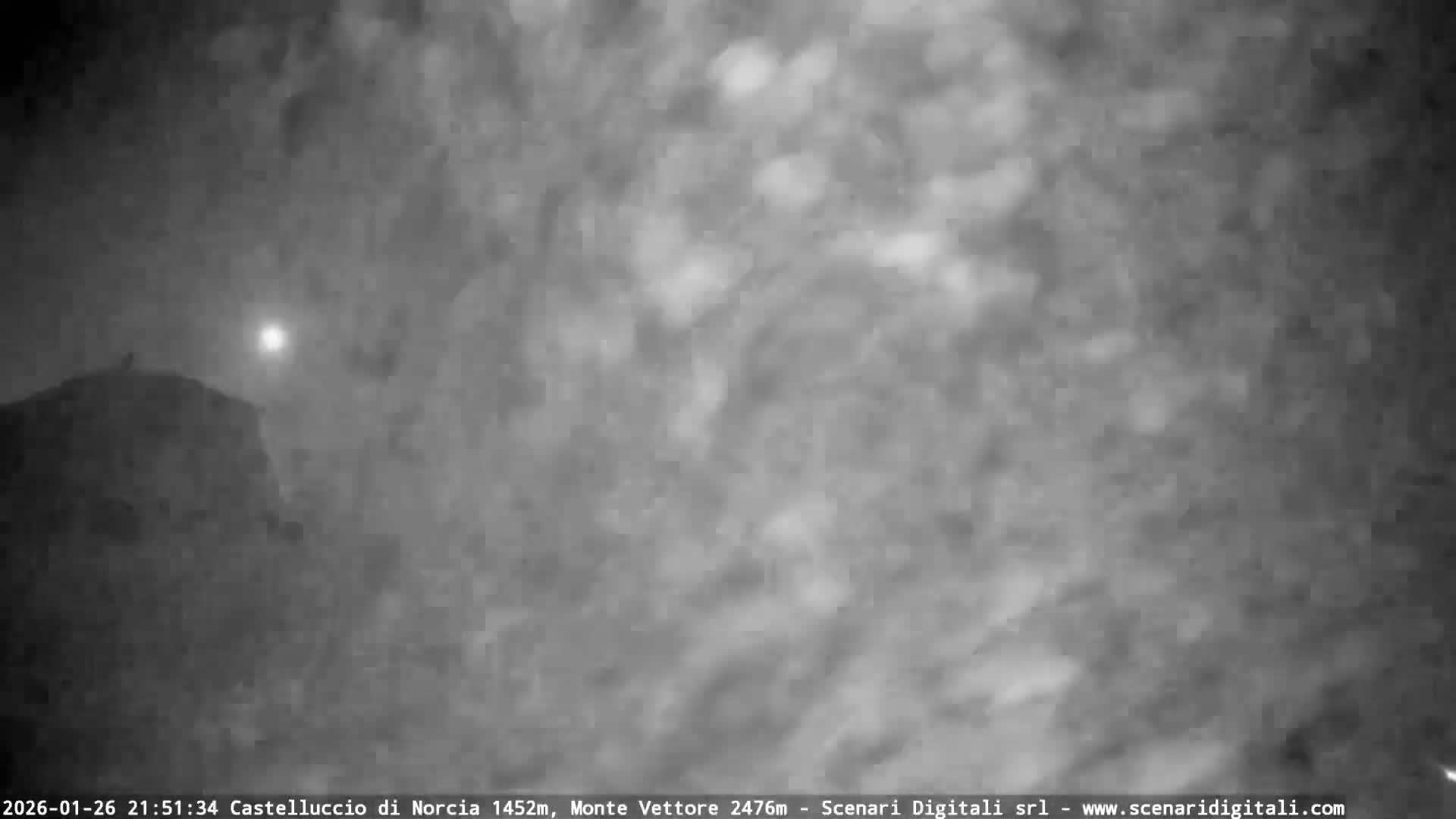 Castelluccio City di Norcia & Monte Vettoretto Mount Panaromic Live Cam - Perugia, Umbria, Italy