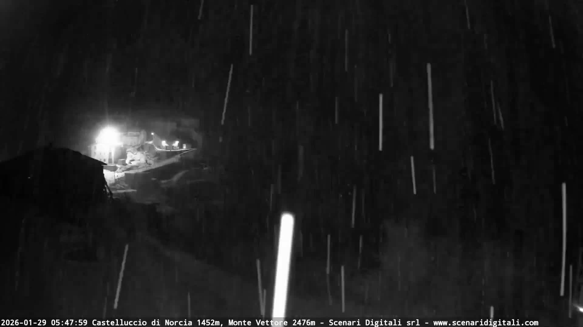 Castelluccio City di Norcia & Monte Vettoretto Mount Panaromic Live Cam - Perugia, Umbria, Italy