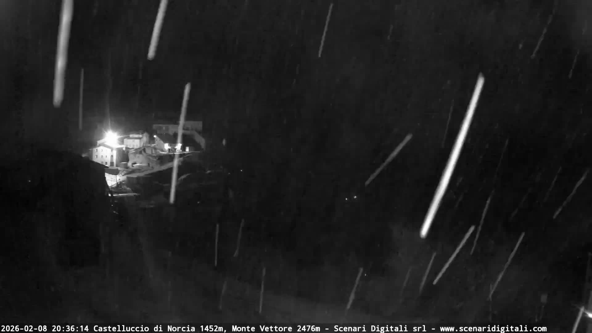 Castelluccio City di Norcia & Monte Vettoretto Mount Panaromic Live Cam - Perugia, Umbria, Italy
