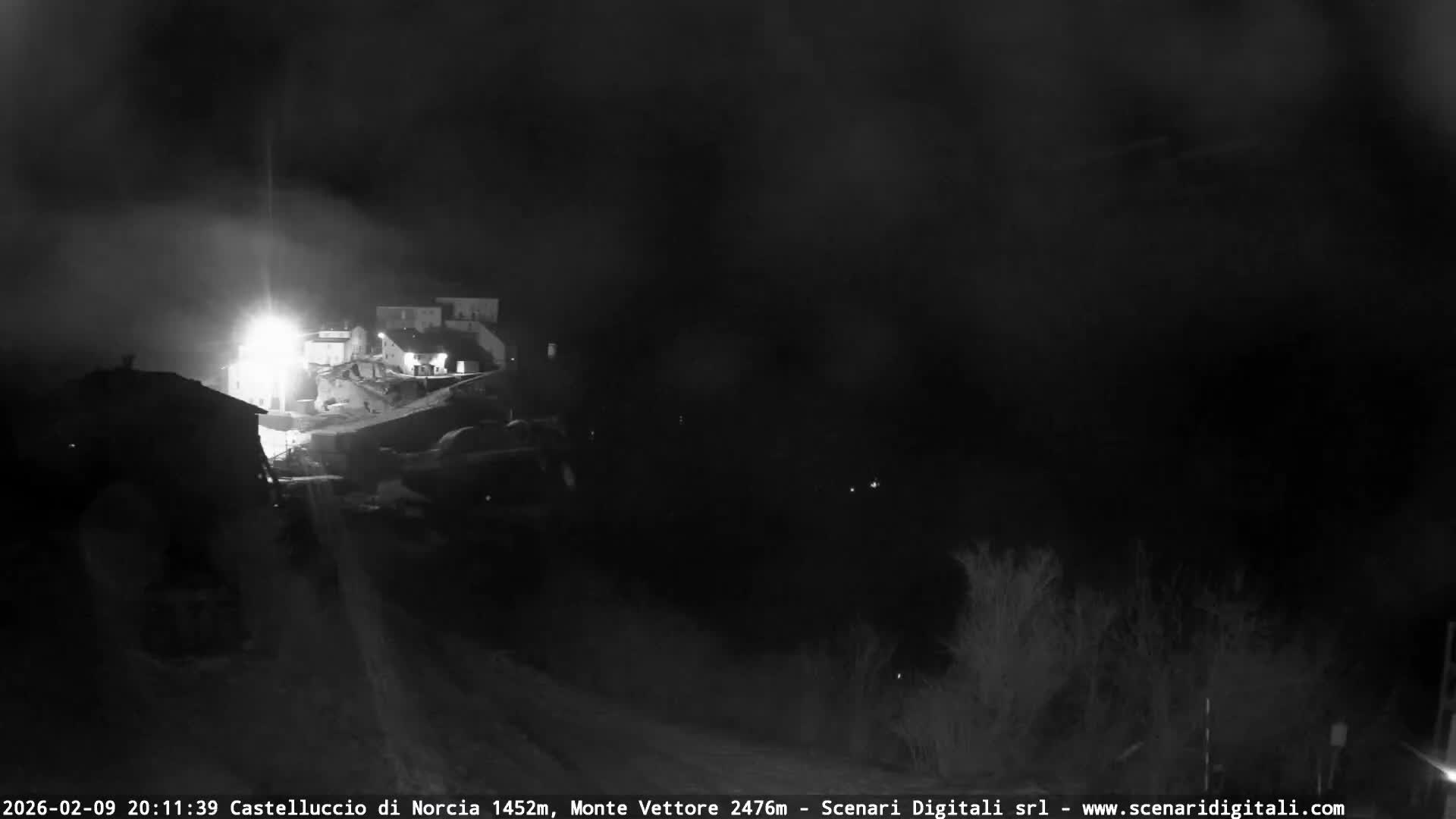 Castelluccio City di Norcia & Monte Vettoretto Mount Panaromic Live Cam - Perugia, Umbria, Italy