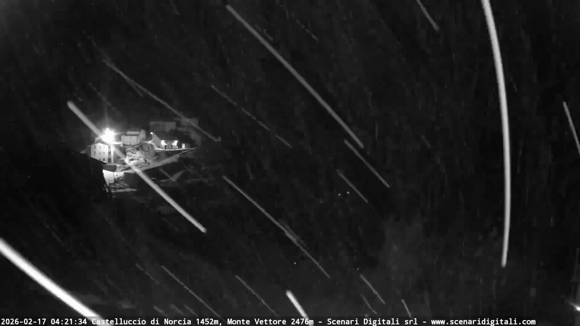 Castelluccio City di Norcia & Monte Vettoretto Mount Panaromic Live Cam - Perugia, Umbria, Italy