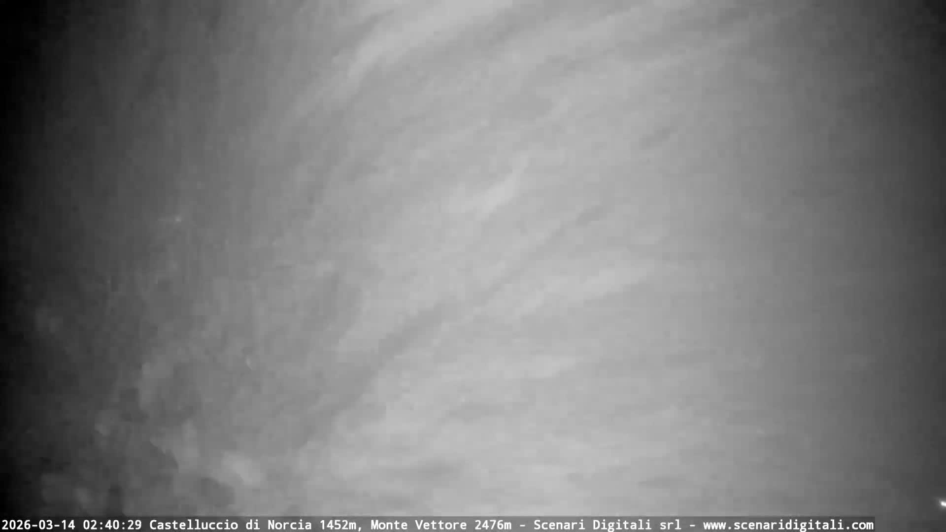 Castelluccio City di Norcia & Monte Vettoretto Mount Panaromic Live Cam - Perugia, Umbria, Italy