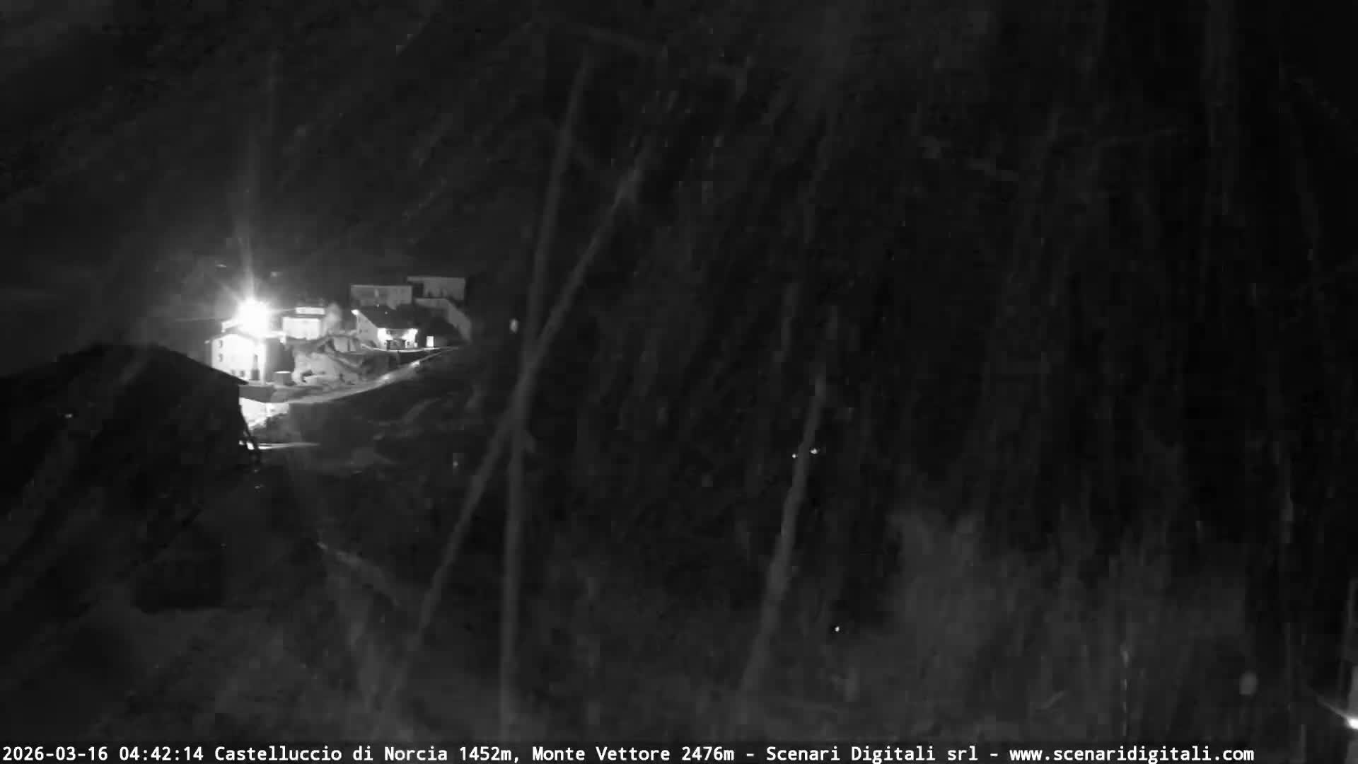 Castelluccio City di Norcia & Monte Vettoretto Mount Panaromic Live Cam - Perugia, Umbria, Italy