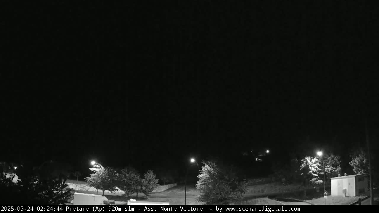 Monte Vettore Mount Panaromic from Pretare Live Cam - Ascoli Piceno, Marche, Italy
