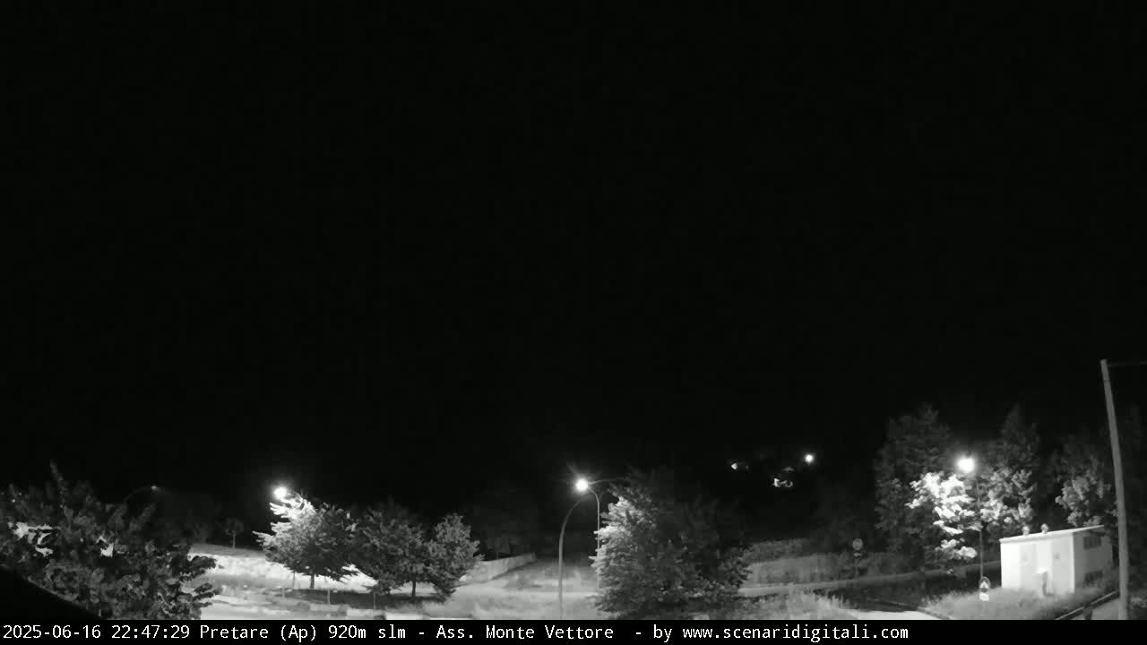 Monte Vettore Mount Panaromic from Pretare Live Cam - Ascoli Piceno, Marche, Italy