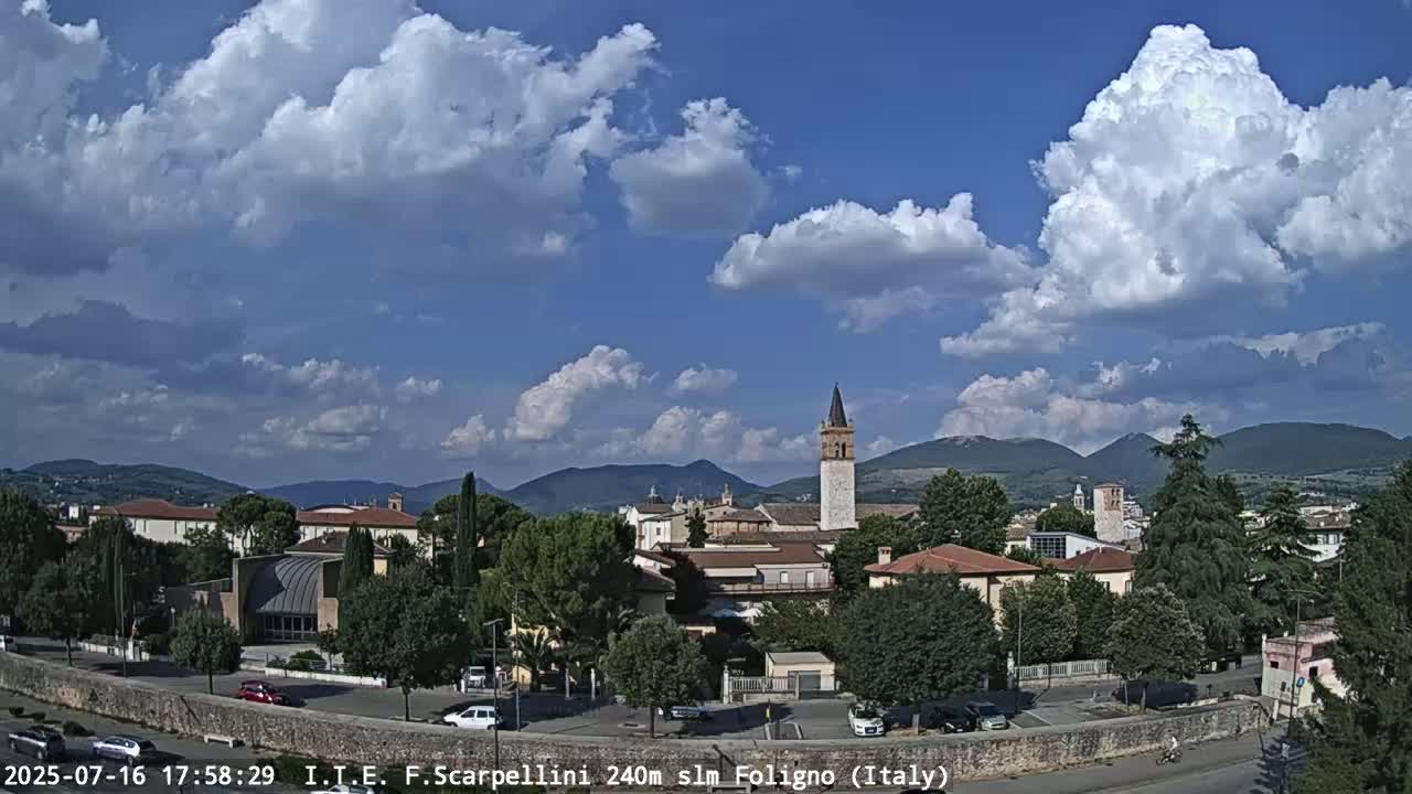 Foligno City Live Cam - Perugia, Umbria, Italy
