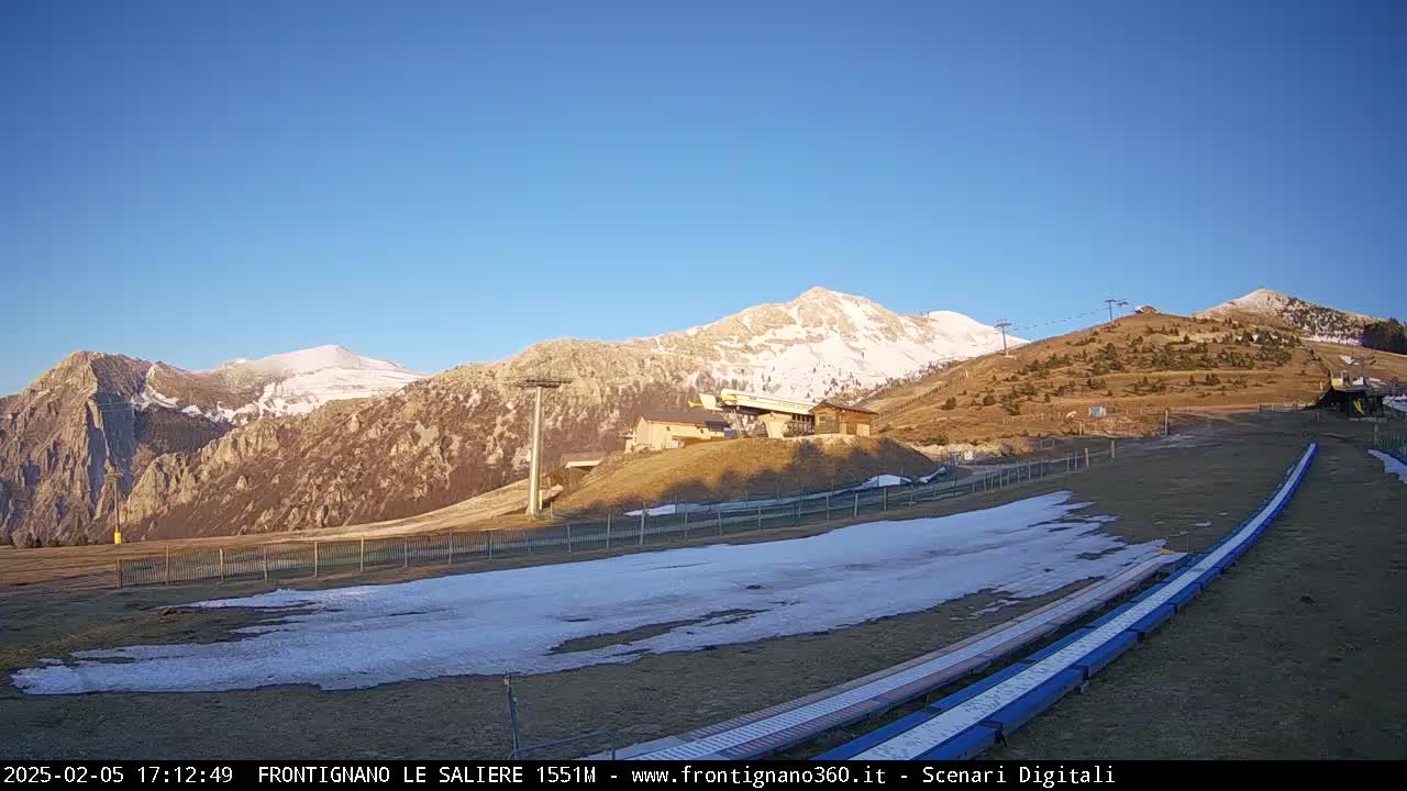 Frontignano, Ussita - Monte Bove Mount & Ski Slope Live Cam - Macerata, Marche, Italy
