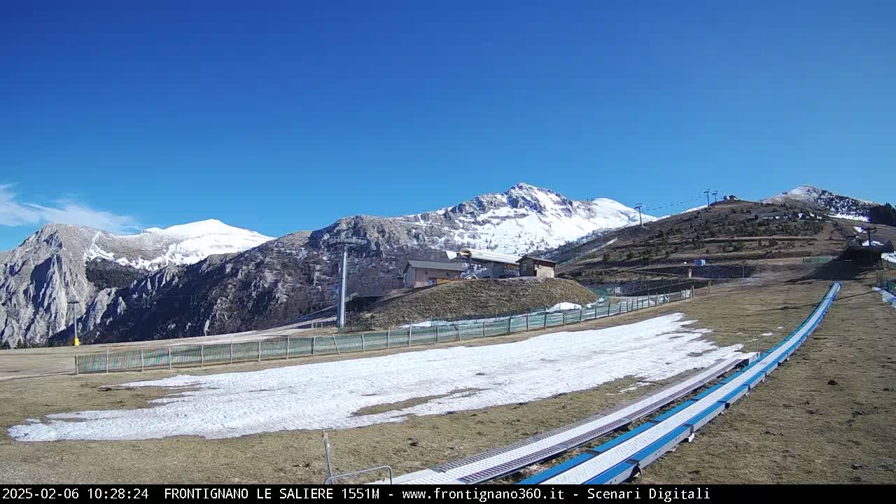 Frontignano, Ussita - Monte Bove Mount & Ski Slope Live Cam - Macerata, Marche, Italy