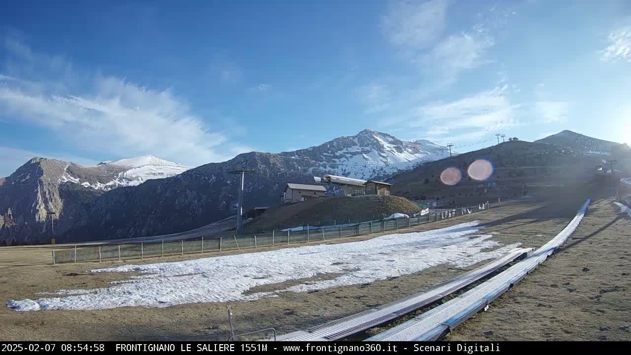 Frontignano, Ussita - Monte Bove Mount & Ski Slope Live Cam - Macerata, Marche, Italy