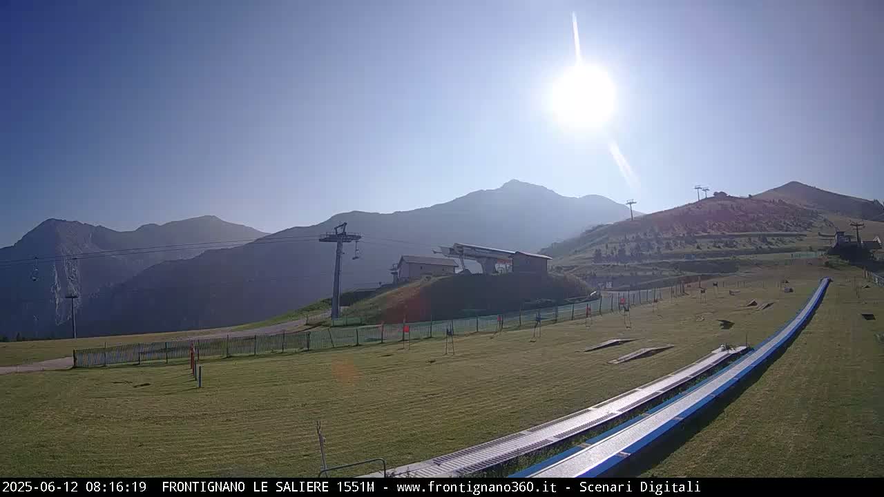 Frontignano, Ussita - Monte Bove Mount & Ski Slope Live Cam - Macerata, Marche, Italy