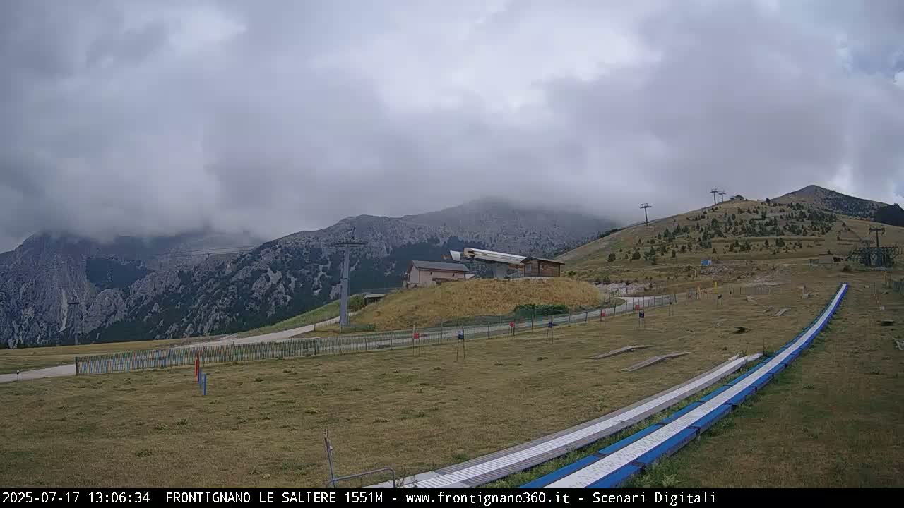 Frontignano, Ussita - Monte Bove Mount & Ski Slope Live Cam - Macerata, Marche, Italy