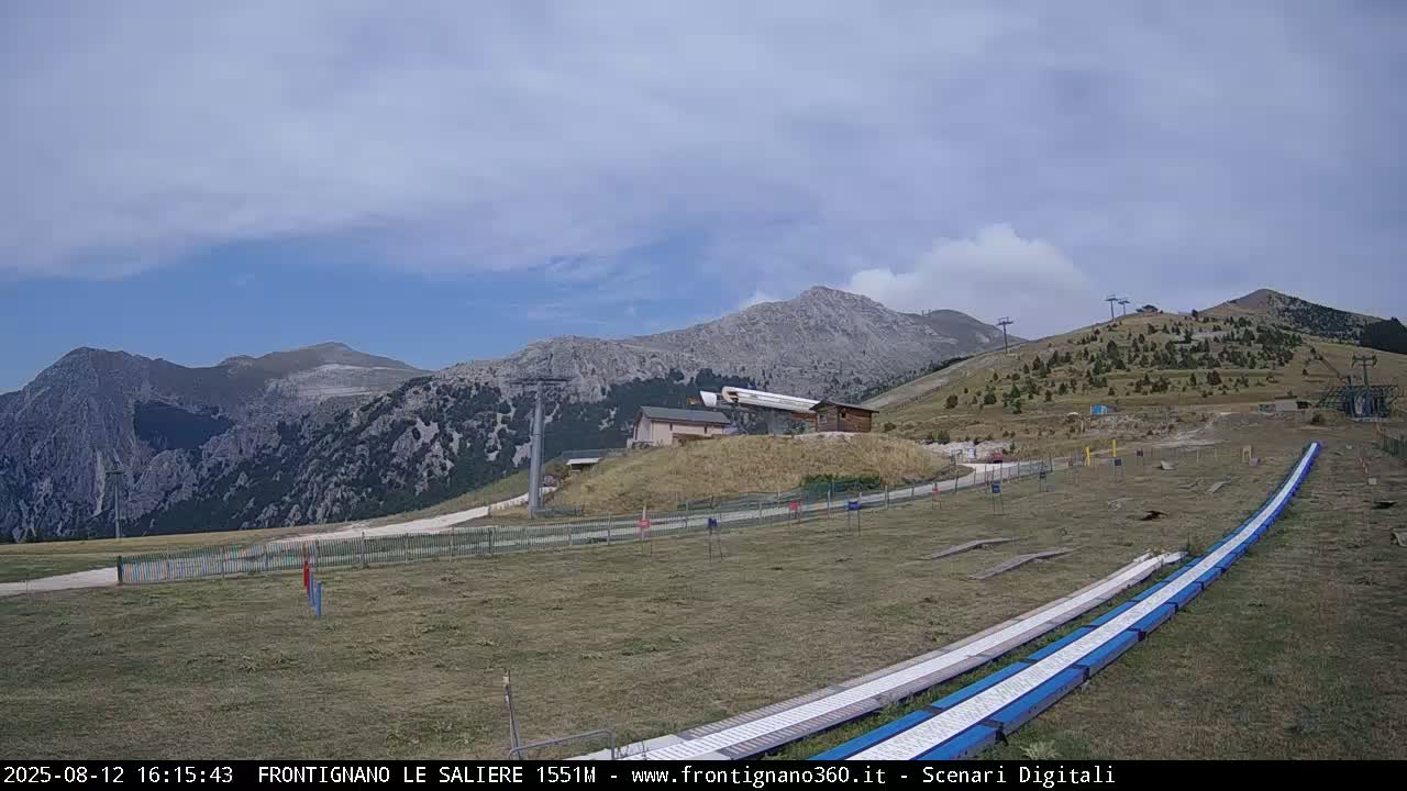 Frontignano, Ussita - Monte Bove Mount & Ski Slope Live Cam - Macerata, Marche, Italy