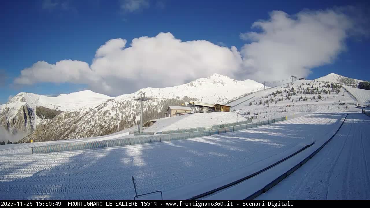 Frontignano, Ussita - Monte Bove Mount & Ski Slope Live Cam - Macerata, Marche, Italy