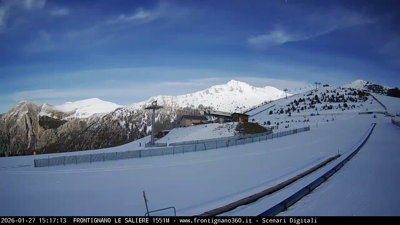 Frontignano, Ussita - Monte Bove Mount & Ski Slope Live Cam - Macerata, Marche, Italy
