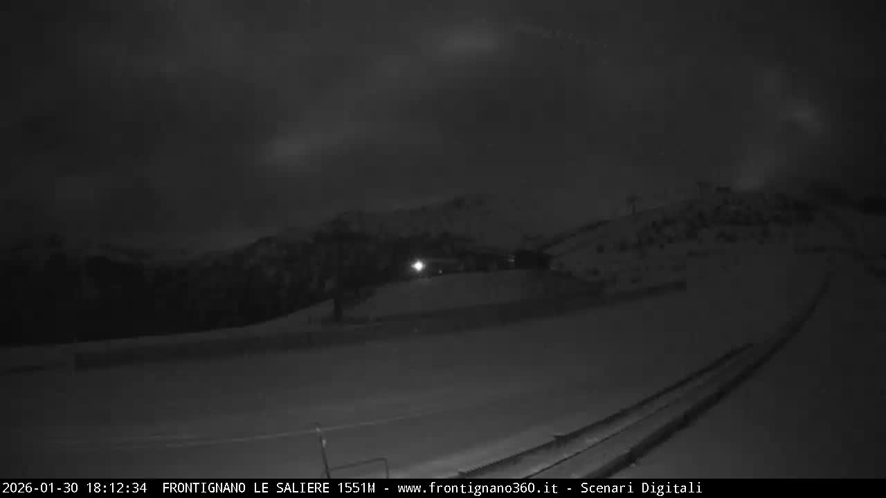 Frontignano, Ussita - Monte Bove Mount & Ski Slope Live Cam - Macerata, Marche, Italy